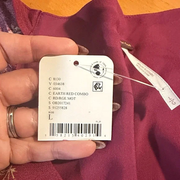 Free People Everyone’s Favorite Mini Dress Size Large - Picture 5 of 5